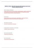 NURS 611 Patho - Maryville University 2024 Questions and Correct Answers &lpar;Detailed Answers&rpar; 