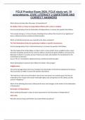 FCLE Practice Exam 2024&comma; FCLE study set&comma; 10 amendments&comma; CIVIC LITERACY 2 QUESTIONS AND CORRECT ANSWERS 