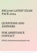 ECS3706 Latest exam pack 2024(Questions and answers)