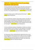  NREMT&colon; Medical&sol;Obstetrics&sol;Gynecology Questions And Answers