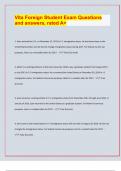 Vita Foreign Student Exam Questions  and answers&comma; rated A&plus;&sol; Examminable Questions and answers For 2024&sol;25&period;ated A&plus;