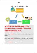 NR 503 Study Guide Review Exam Questions Containing 182 Terms with Verified Solutions 2024. 
