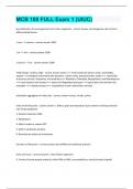 MCB 100 FULL Exam 1 &lpar;UIUC&rpar; Question and answers latest update 