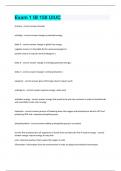 Exam 1 IB 150 UIUC Question and answers latest update 