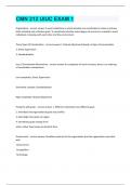 CMN 212 UIUC EXAM 1 Question and answers latest update 
