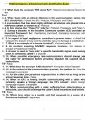 IAED Emergency Telecommunicator Certification Exam Questions With Correct Answers&period;