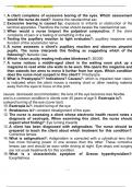 N 366 Exam 2- HEENT Prep U questions