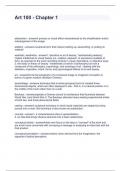 Art 100 - Chapter 1 Questions and Answers 100&percnt; Verified