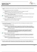 ATI Med Surg Detailed Answer Key - Questions, Answers and Rationales