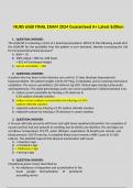 NURS 6560 FINAL EXAM 2024 Guaranteed A&plus; Latest Edition