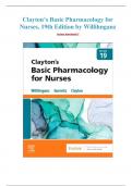 Chapters of  Willihnganz: Clayton’s Basic Pharmacology for Nurses, 19th Edition
