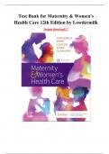 All Complete Maternity & Women’s Health Care 12th Edition by Lowdermilk