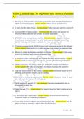 Tattoo License Exam &lpar;55 Questions with Answers&rpar; Assured A&plus;