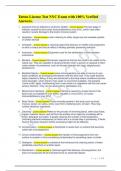 Tattoo License Test NYC Exam with 100&percnt; Verified Answers&period;&period;