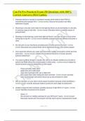 Can Fit Pro Practical Exam &lpar;58 Questions with 100&percnt; Correct Answers&rpar; 2024 Update