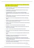 Utah Basic Esthetics State Board Exam &lpar;100 Questions with 100&percnt; Correct Answers&period;