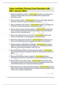 Tattoo and Body Piercing Exam Questions with 100&percnt; Answers 2024&period;