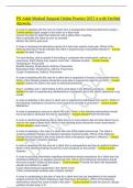 PN Adult Medical Surgical Online Practice 2023 A with Verified Answers&period;