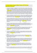 PN Adult Medical Surgical Online Practice 2023 B Exam Questions & Answers