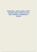 SONICWALL SNSA EXAM LATEST 2023/2024 REAL EXAM V2 100 Q AND CORRECT ANSWERS| A GRADE