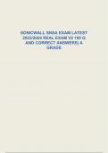 SONICWALL SNSA EXAM LATEST 2023&sol;2024 REAL EXAM V2 100 Q AND CORRECT ANSWERS&vert; A GRADE