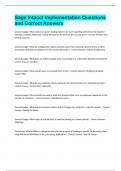 Sage Intacct Implementation Exam Questions and Correct Answers Bundle Compilation