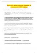 Epic AMB 400 Actual exam Questions &  Answers with 100&percnt; Solution