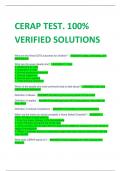 CERAP TEST&period; 100&percnt;  VERIFIED SOLUTIONS