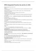 RPN Integrated Actual Exam 195 Questions and Answers&period; Graded A&plus;