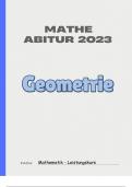 ABITUR: Alle Themen (Analysis, Geometrie und Stochastik) - Lernzettel