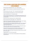 FDST Exam 2 Questions With Answers 100&percnt; Correct 
