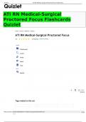 ATI RN Medical-Surgical Proctored Focus Flashcards Quizlet