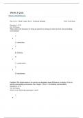  ERSC 180 Week 3 Study Week 3 QuizReturn to Assessment ListPart 1 of 4 - Week 3 Quiz: Part I 