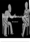 Presentatie; non-verbale communicatie