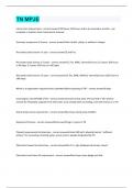 TN MPJE Questions and answers latest update 