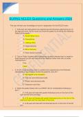 BURNS NCLEX Questions and Answers 2024