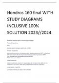 2024 Hondros 160 final WITH STUDY DIAGRAMS INCLUSIVE 100% SOLUTION 