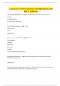 Capstone Med Surg Exam with Questions and  100&percnt; solution