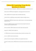 Clinical &num;8 Cosmetology Exam Review Questions & Answers