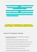 Test Bank for Fundamentals of Nursing 10th Edition by Taylor Chapter 1-47 &vert; EVERYTHING YOU NEED TO PASS IS HERE&excl;&excl;&excl;&excl;