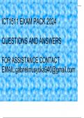 ICT1511 Exam pack 2024(Introduction to programming)