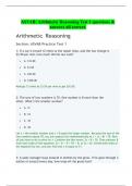  ASVAB: Arithmetic Reasoning Test 1 questions & answers all correct.