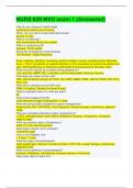 NURS 629 MVU exam 1 &lpar;Answered&rpar;