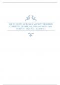 MH 701 QUIZ 2 MODULE 4 MOOD STABILIZERS COMPLETE QUESTIONS AND ANSWERS 100&percnt; VERIFIED 2023&sol;2024 &vert; RATED A&plus;