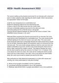 HESI- Health Assessment 2022 questions and answers 