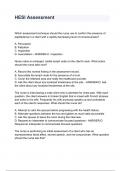 HESI Assessment with complete solution 