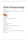2024 LATEST HOSA Pathophysiology (Q AND A)