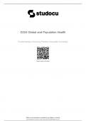 D224 Global and Population Health