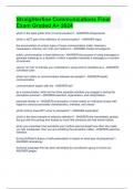 Straighterline Communications Final Exam Graded A&plus; 2024