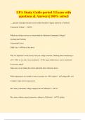 LPA Study Guide period 3 Exam with  questions & Answers&vert; 100&percnt; solved